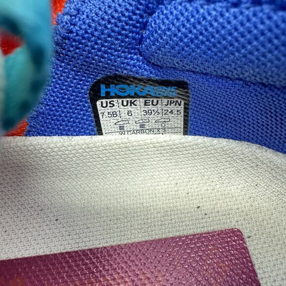 Hoka One One Carbon X 3 Women's 7.5 B Running Shoes 1123193-WFM - Picture 8 of 8